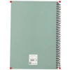 Spiralli Haftalık Planlayıcı Ajanda - 17x24 cm (Yeşil)