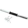 SPOR 2 Adet 45 cm Krom Dambıl Barı+ 4 Adet Çelik Sıkıştırma Yayı