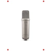 Stüdyo Kalitesinde Gümüş Renk Kondenser Mikrofon