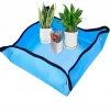 Su geçirmez saksı ped, 50x50 cm ölçülerinde, mavi renkte, 1 adet