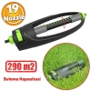 Tablalı Hareketli Su Fıskiyesi, 19 Nozzle ile Bahçe Sulama