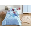 TAÇ Disney Frozen Flower Power CPP Stant Pamuk-Polyester Nevresim Takımı, Mavi, Tek Kişilik