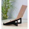 Taşınabilir Siyah Ahşap Notebook Laptop Standı