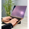 Taşınabilir Siyah Ahşap Notebook Laptop Standı