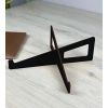 Taşınabilir Siyah Ahşap Notebook Laptop Standı