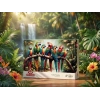 Tropikal Cennet Temalı 500 Parça Puzzle, Eğlenceli Aktivite