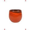 Turuncu Büyük Seramik Saksı 23x20 cm