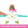 Uçak Oyun Seti ile Barbie Bebek, 7 Aksesuar Dahil