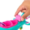 Uçak Oyun Seti ile Barbie Bebek, 7 Aksesuar Dahil