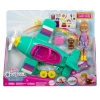 Uçak Oyun Seti ile Barbie Bebek, 7 Aksesuar Dahil