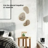 Umbra Hubba Pebble Duvar Montaj Aynaları, 3lü Set, Pirinç