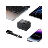 Universal Seyahat Adaptörü, 25W Hızlı Şarj, 3 Çıkışlı