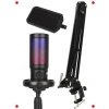 USB RGB Oyuncu ve Yayıncı Kondenser Mikrofon Seti