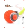 USB Şarjlı Akıllı Dönen Oyun Topu, Kedi ve Köpekler İçin