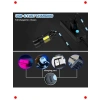 USB Şarjlı Mini LED El Feneri (3 Modlu)