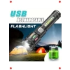 USB Şarjlı Ultra Parlak Zoomlu LED El Feneri