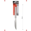 Uzun Saplı Paslanmaz Çelik Barbekü Bıçağı 42cm