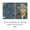 Van Gogh Temalı Çizgisiz Not Defter Seti, A6, 192 Sayfa, Sarı Krem Renk