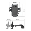 Vantuzlu Araç Telefon Tutucu, Cam Havalandırmaya Uygun 2 MODLU