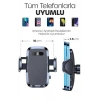 Vantuzlu Araç Telefon Tutucu, Cam Havalandırmaya Uygun 2 MODLU