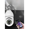 Wifi Kamera Özellikli Ampul Görünümlü 360 Derece Kamera