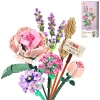 Yapay Çiçek Buketi Yapım Seti, 547 Parça, Yaratıcı Botanik Koleksiyonu