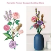 Yapay Çiçek Buketi Yapım Seti, 547 Parça, Yaratıcı Botanik Koleksiyonu