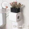 Yapışkanlı Banyo Tuvalet Kağıtlığı, Wc Peçetelik, Beyaz