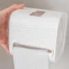 Yapışkanlı Banyo Tuvalet Kağıtlığı, Wc Peçetelik, Beyaz