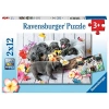 Yavru Köpekler Temalı 12 Parça Puzzle, Çocuklar İçin