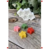 Yıldız Şekilli Mini Mum Kalıbı - 4lü Silikon Set