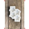 Yıldız Şekilli Mini Mum Kalıbı - 4lü Silikon Set