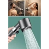 Yüksek Basınçlı Su Tasarruflu Duş Başlığı, Silikon Fırça ile