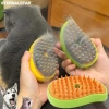 Yumuşak Silikon Başlıklı Buharlı Kedi ve Köpek Tarağı