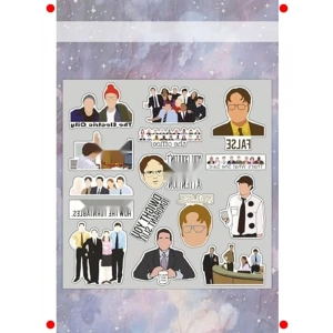 The Office Temalı Laptop Sticker Seti