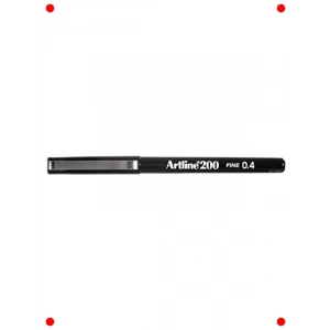 0.4 mm Siyah İnce Uçlu Kalem