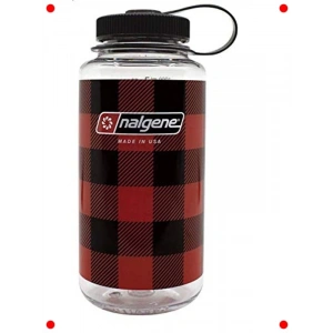 1 Litre Kırmızı Desenli Yetişkin Su Şişesi