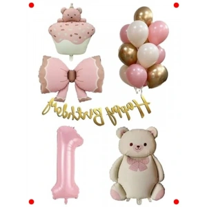 1 Yaş ıcık Temalı Kız Bebek Doğum Günü Seti