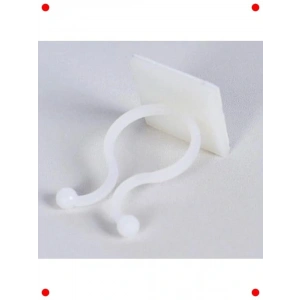 10 Adet Bitki Duvar Klipsi - Yapışkanlı Tutucu