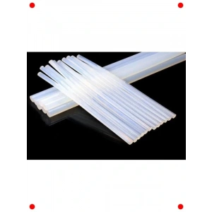 10 Adet Kalın Şeffaf Sıcak Silikon Çubuk