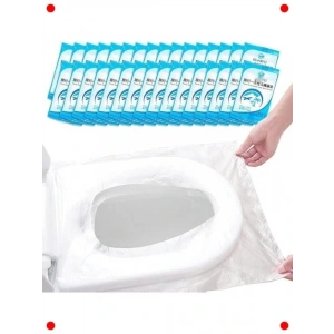 10 Adet Tek Kullanımlık Su Geçirmez Klozet Örtüsü