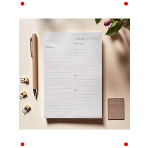 10 Çeşit Tarihsiz Günlük Masaüstü Planlayıcı