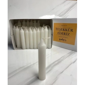 10 cm Uzunluğunda 40 Adet Mum, Bakkal Mumu Seti