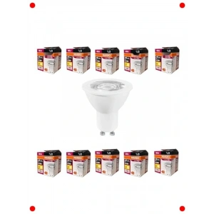 10 Ekonok Paket 4.5W GU10 Sarı Işık  Ampul