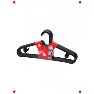 10 İnce Plastik Elbise Askısı Seti