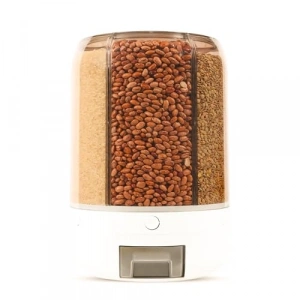 10 Kapasiteli 6 Gözlü Bakliyat Saklama Kabı