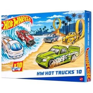 10lu Hot Wheels Kamyon Seti, Akrobasi ve Yarış Temalı