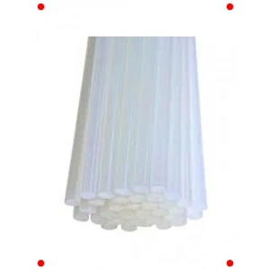 10lu İnce Sıcak Silikon Çubuk Seti, 7mm x 30cm