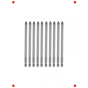 10lu Manyetik PH2 Yıldız Bits Uç Seti (150mm)