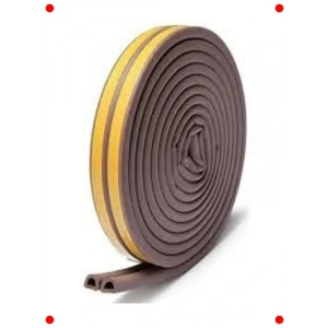 10 Metre Çiftli Kauçuk İzolasyon Bandı, Kahve